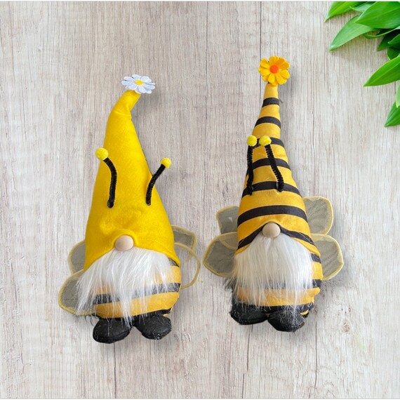 Bee Gnomes With Wings Etsy