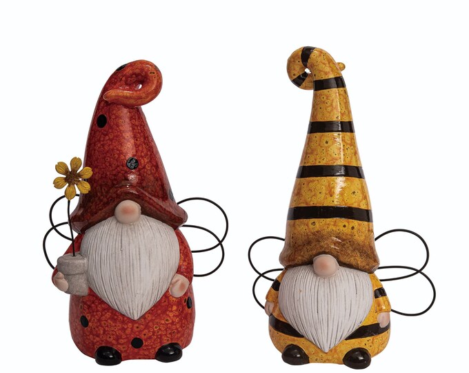 Large Ceramic Garden Gnomes Etsy