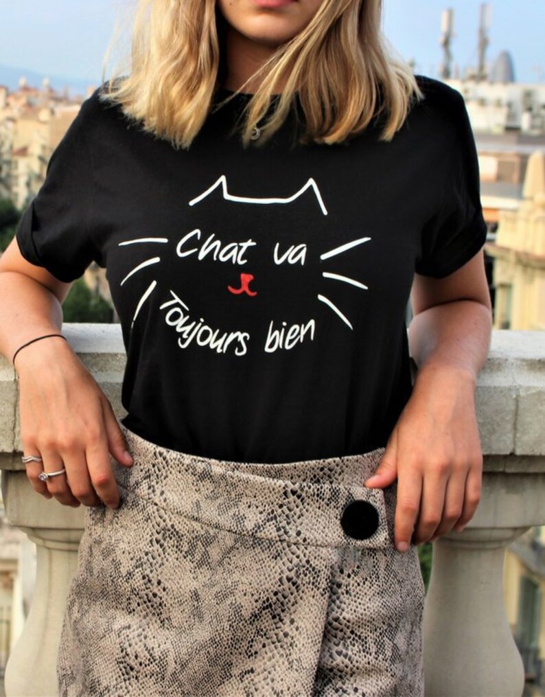 Avoir Images Graphic Tee Women Cat Always Right Message Positive Callitee Etsy dernière par