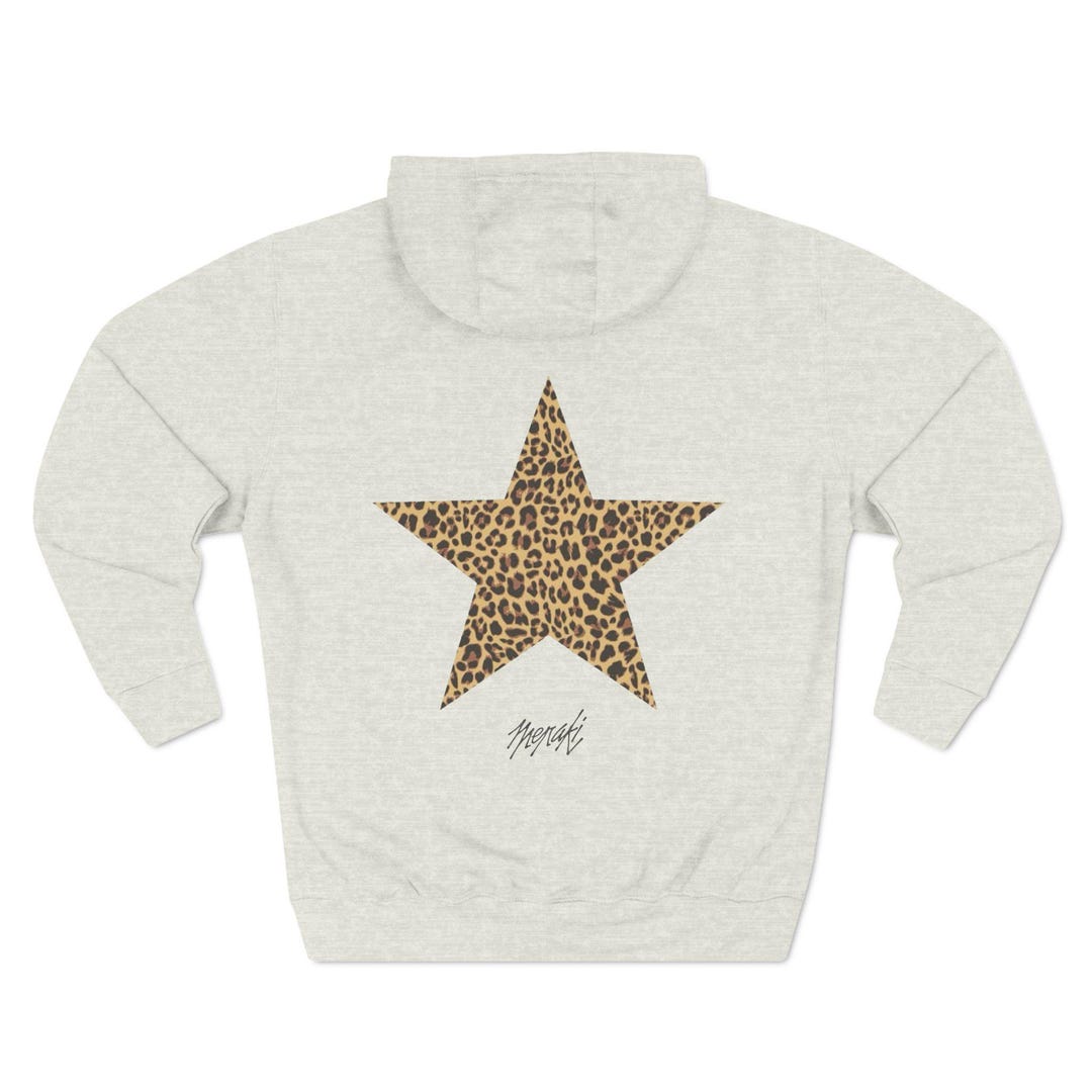 Teal Cheetah Men's Hoodie
