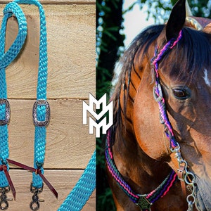 Custom One Ear Horse Headstalls/ Horse Bridle / Made to Order