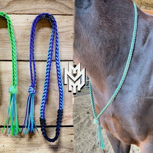 Custom Horse Neck Rope/ Custom Pony Neck Rope/ Liberty/ Bridleless Neck Rope/ Cordeo