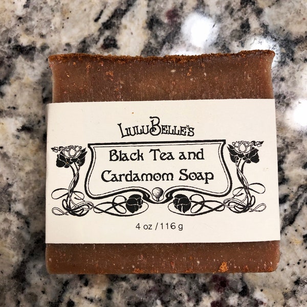 Black Tea and Cardamom Soap