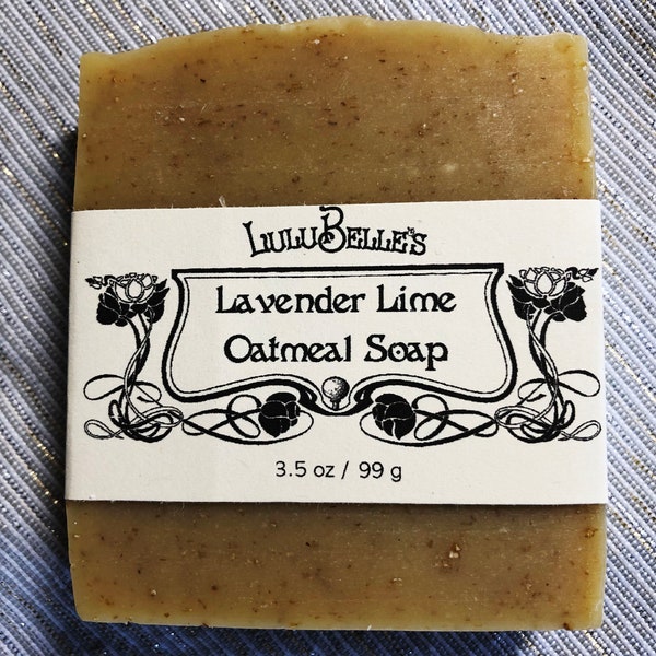 Lavender Lime Oatmeal Soap