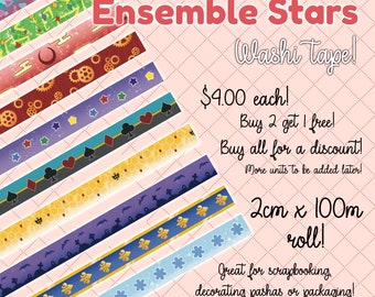 ENSTARS (IN SALDO) Nastro washi!