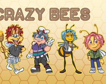ENSTARS Crazy Bee 2.5” Charms