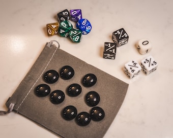 Flesh and Blood Trading Card Game (TCG): Tokens, Counters, Dice Play Kit w/Bag