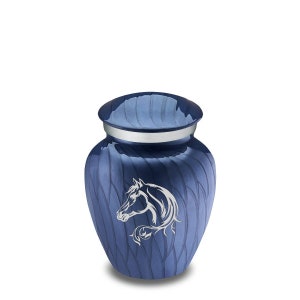 Keepsake Embrace Pearl Horse Cremation Urn