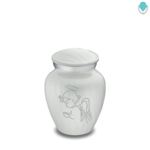 Keepsake Embrace Pearl Angel Cremation Urn