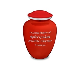 Custom Engraved Medium Embrace Cremation Urn