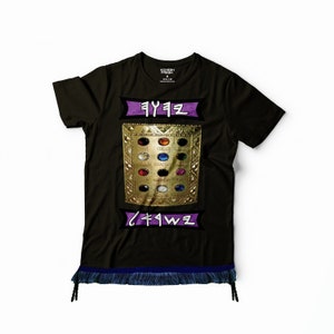 Kodesh Fresh Ephod 12 Stones Hebrew Israelite T-Shirt with Fringes