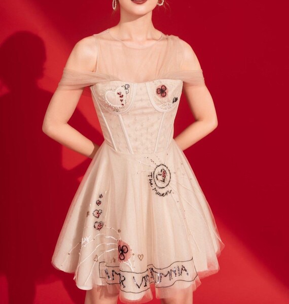 Women Embroidery Mesh Tulle Dress| Sweet Women Seq