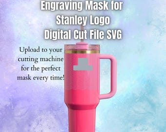 Lasergravur für das Stanley Logo. SVG digitale Schneidedatei, Tumbler Laser SVG
