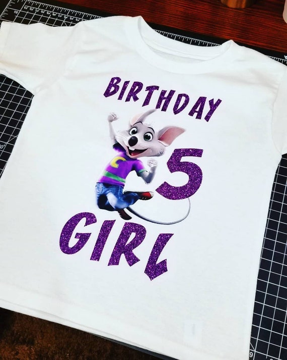 chuck e cheese birthday shirt