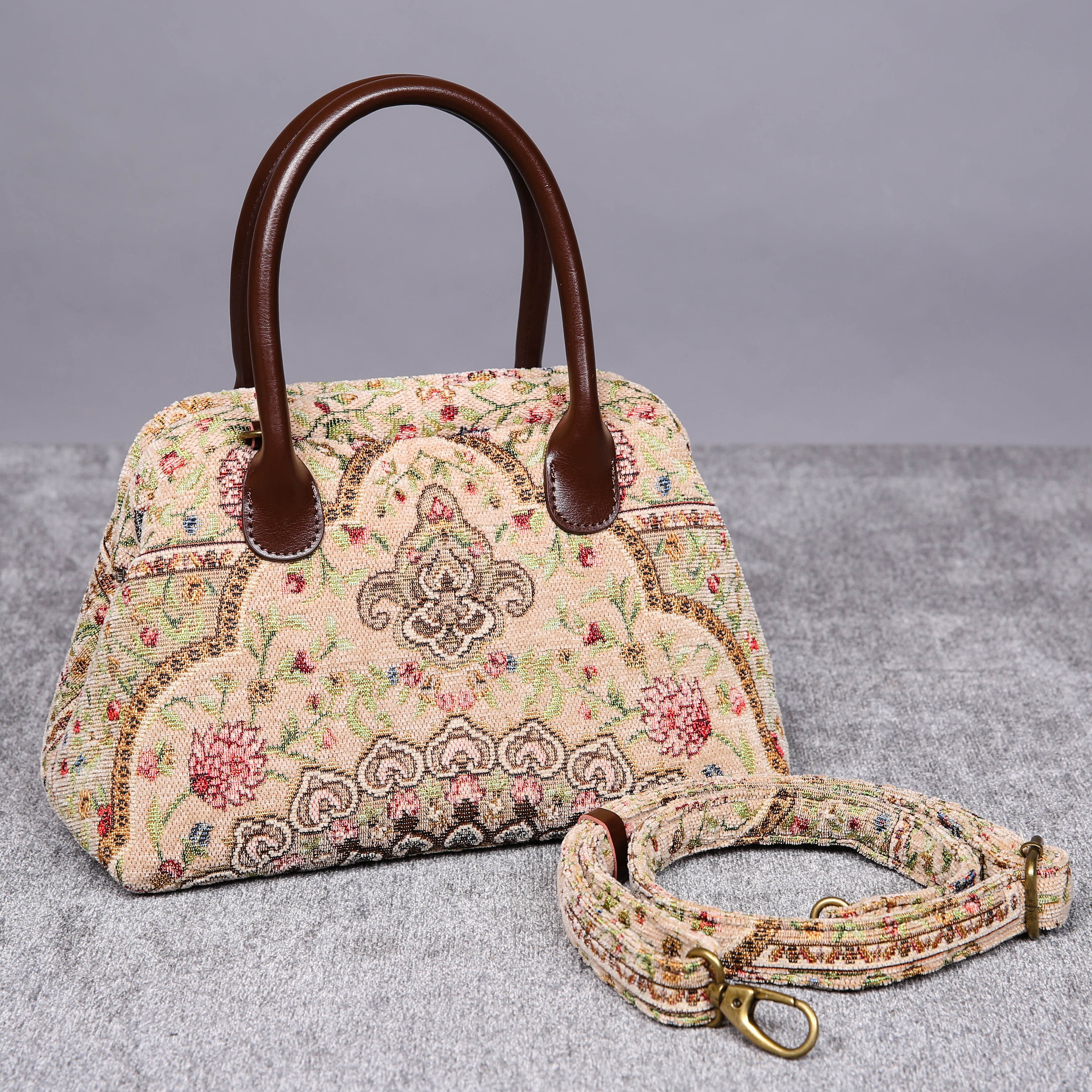 Personalized Victorian Carpet Bag Mary Poppins Vintage Leather Etsy