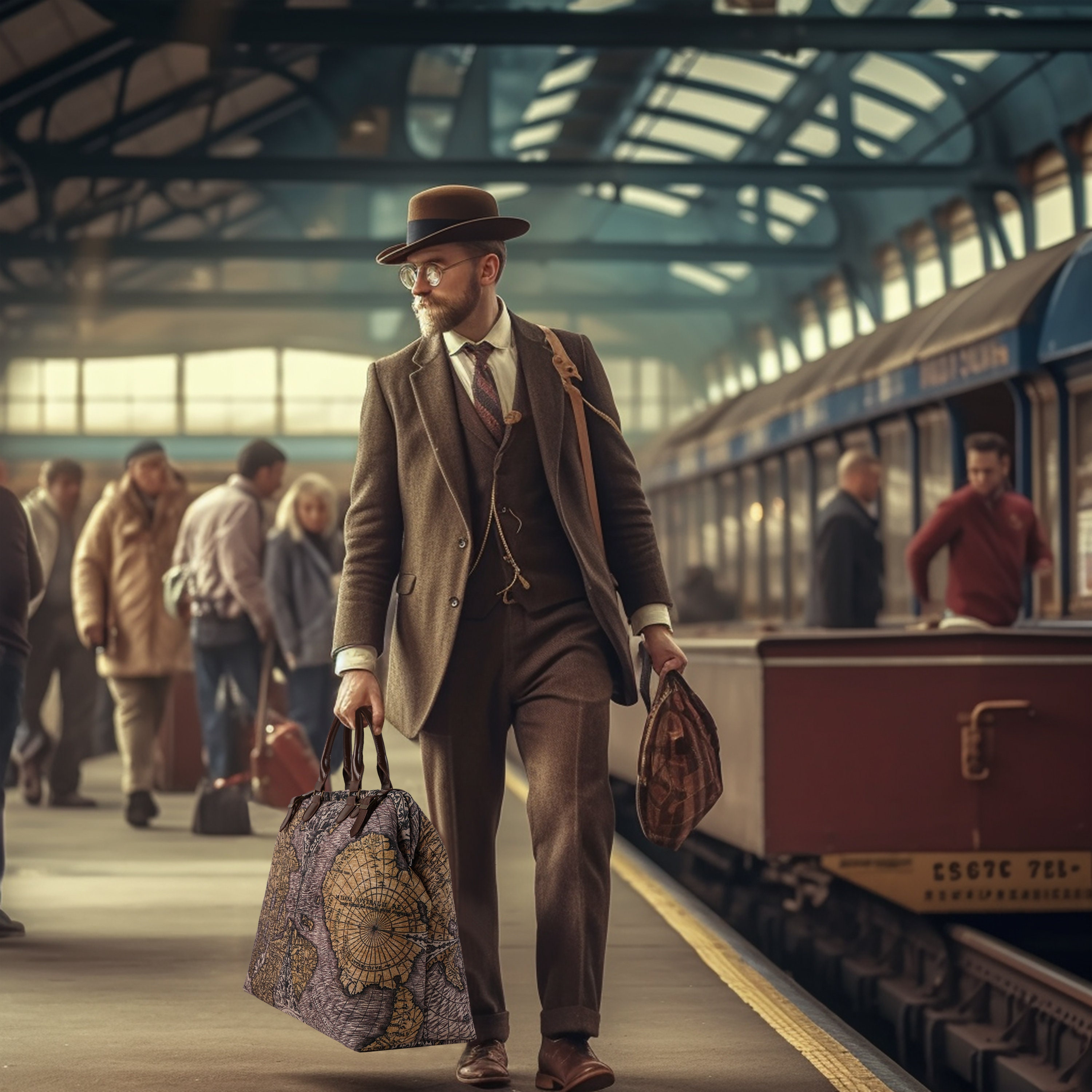 Mens carpet bag sale