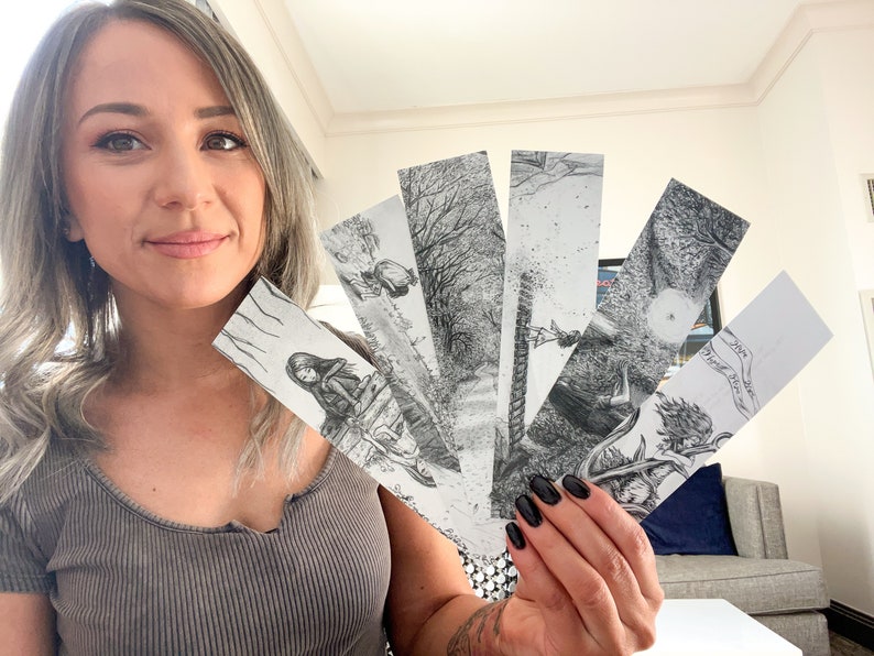 Jen Ledger Bookmark Set (6) – Inspirational Bible Verse Art (8