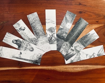 Jen Ledger bokmärkesset (9) – Inspirerande bibelverskonst (20x5 cm)