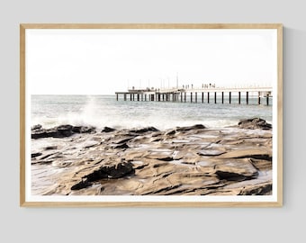 Lorne Pier Photography, Australian Coastal Wall Art, Great Ocean Road Landscape Print, Beach House Decor