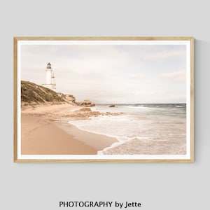 Point Lonsdale Lighthouse Print, Australian Landscape Beach Photography, Coastal Wall Art, Beach House Decor