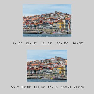 Porto Waterfront Print, Portugal Wall Art, Travel Photography Print image 4