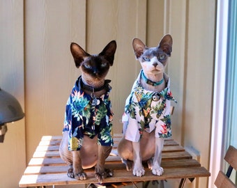 Summertime Aloha Shirt for Cats