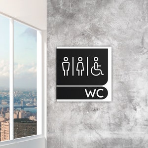 Custom Office Door Sign - Personalized Name Plate for Door - Acrylic Office Sign