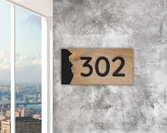 Custom Acrylic Wood Office Door Sign – Personalized Name Plate