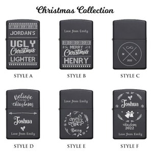 Personalised Engraved Lighter Refillable Gift Set with Box Special Day Gift Wedding Gift Groomsman Usher Engraved Birthday Gift image 6