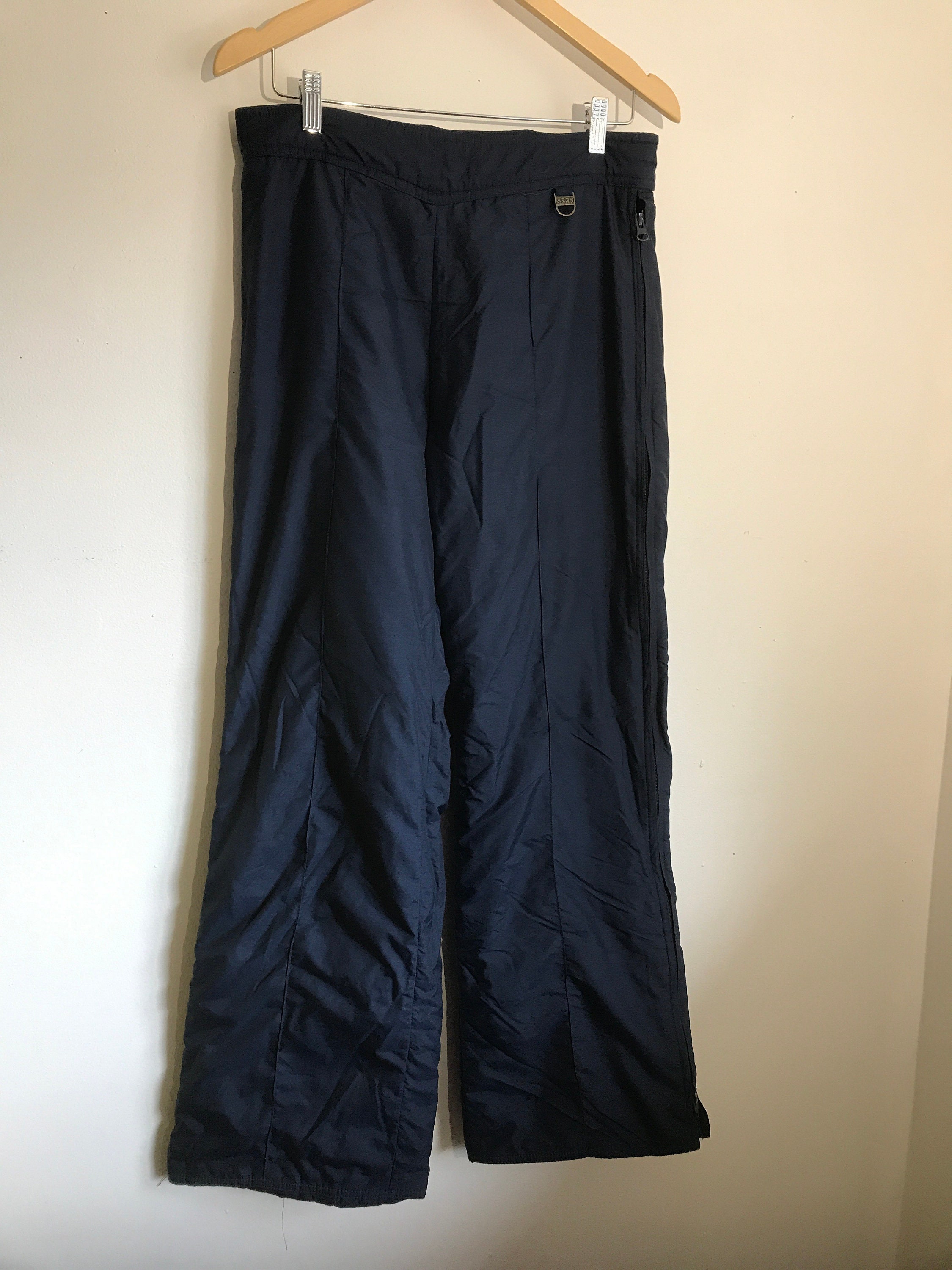 Vintage Skyr full side zip nylon poly blend ski hiking pants | Etsy