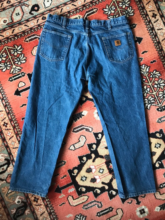 Carhartt relaxed fit denim jeans 40x31 - image 4