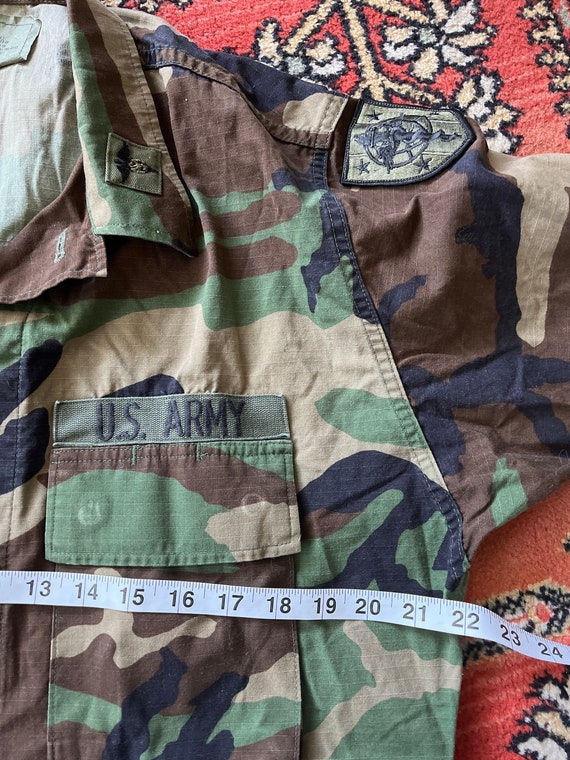 Vintage US Army camouflage field coat - image 6