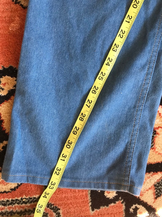 Vintage Levis powder blue action jeans 42x33 copp… - image 7
