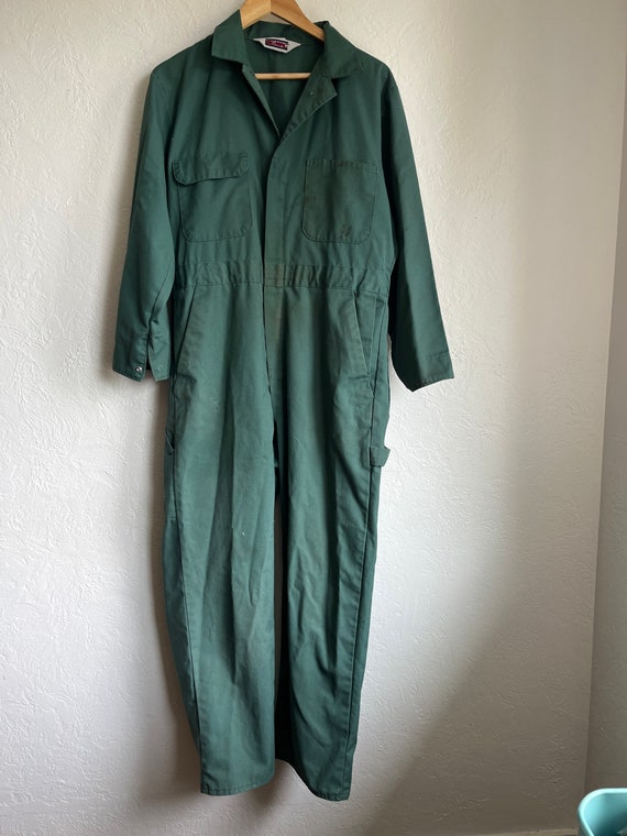 Vintage Big Mac Green Coveralls USA Made Distressed Tagged 40 - Etsy