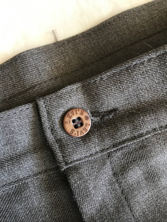 Vintage Levi Strauss and Co brown high rise slack… - image 3