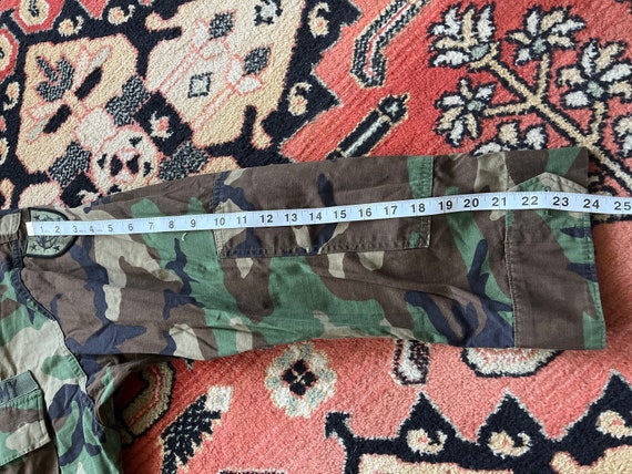 Vintage US Army camouflage field coat - image 7