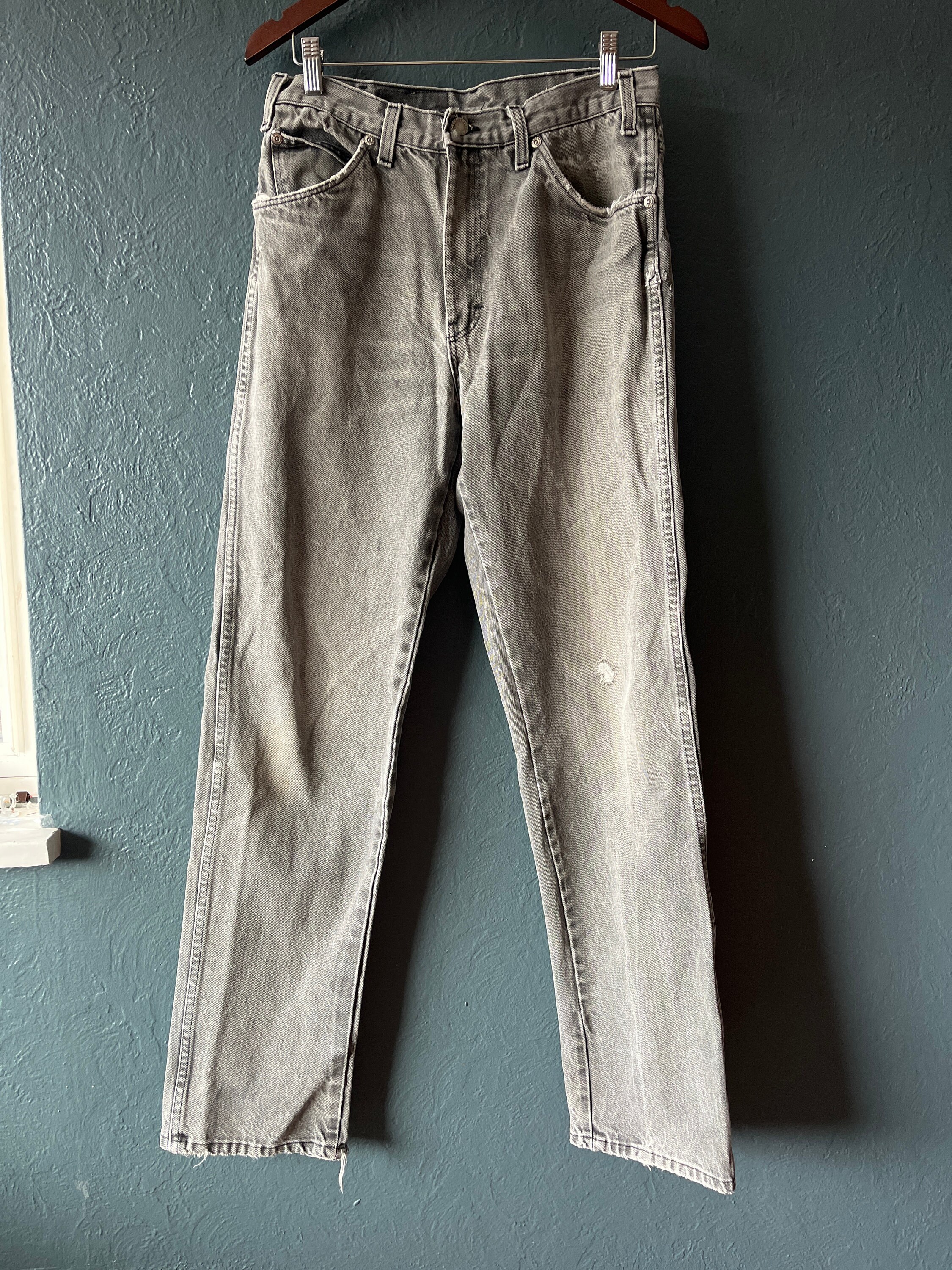 Dickies Branders Men's Vintage Corduroy Pants, Size W31 cotton Navy blue Vintage Second Hand