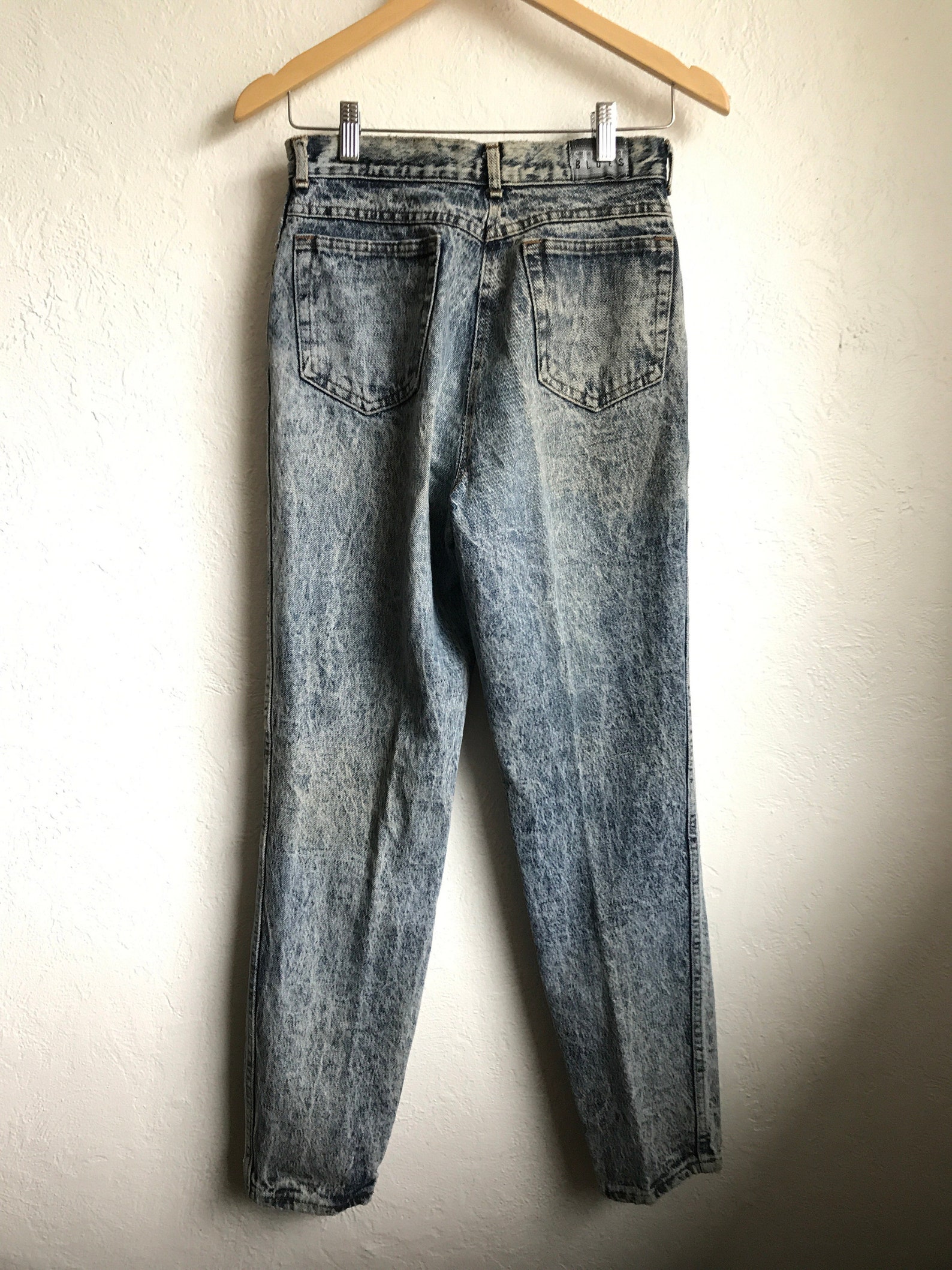 Vintage Sunset Blues Stone Wash Denim Jeans USA Made High | Etsy