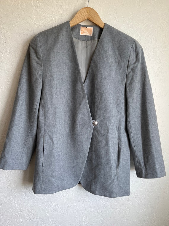 Vintage Pendleton womens gray blazer size 12 USA m