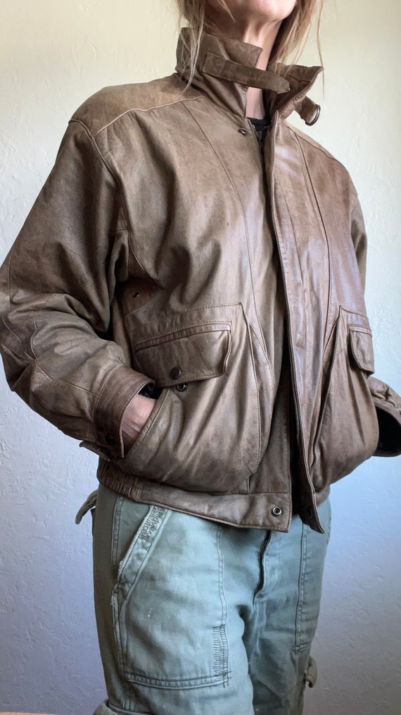 Charles klein leather trench best sale