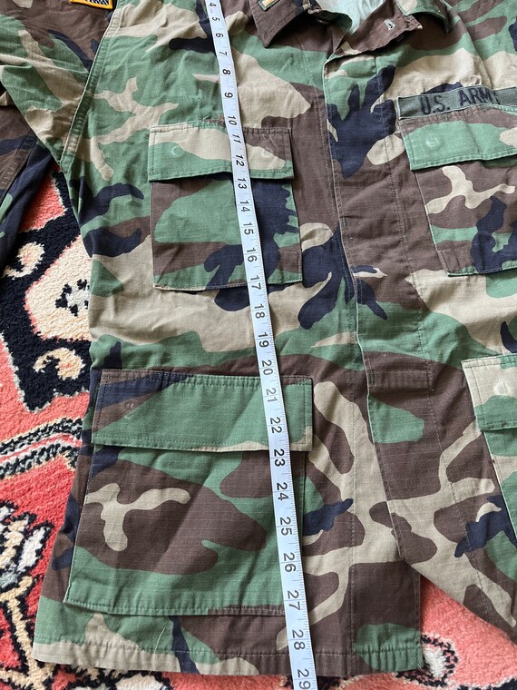 Vintage US Army camouflage field coat - image 8