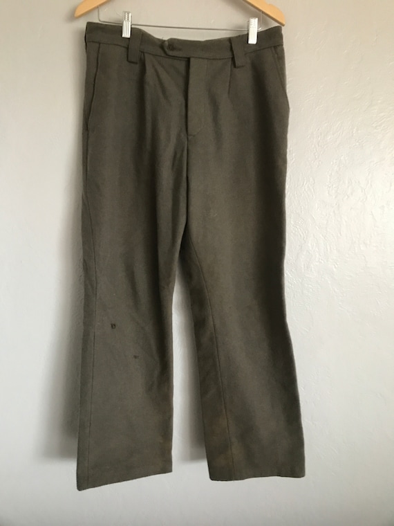 Vintage German boiled wool M48 pants Hunting Workwear… Gem
