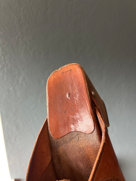 Vintage studded leather and wood mules made in It… - image 6