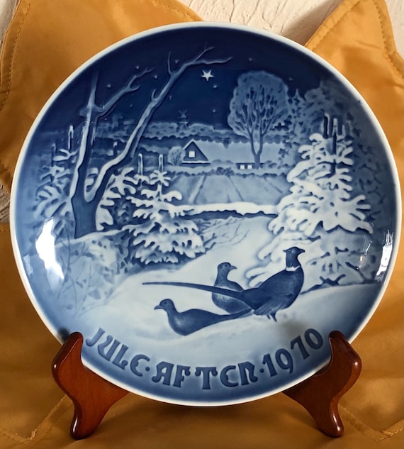 Jule After Plate, Dated 1970; Titled “pheasants in the Snow at
