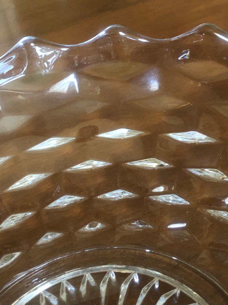 Fostoria American Pattern 2056 Large Rolled Edge Bowl With Etsy