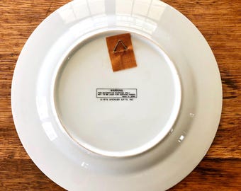 Vintage American USA Bicentennial Ceramic Plate 1776-1976 Spencer