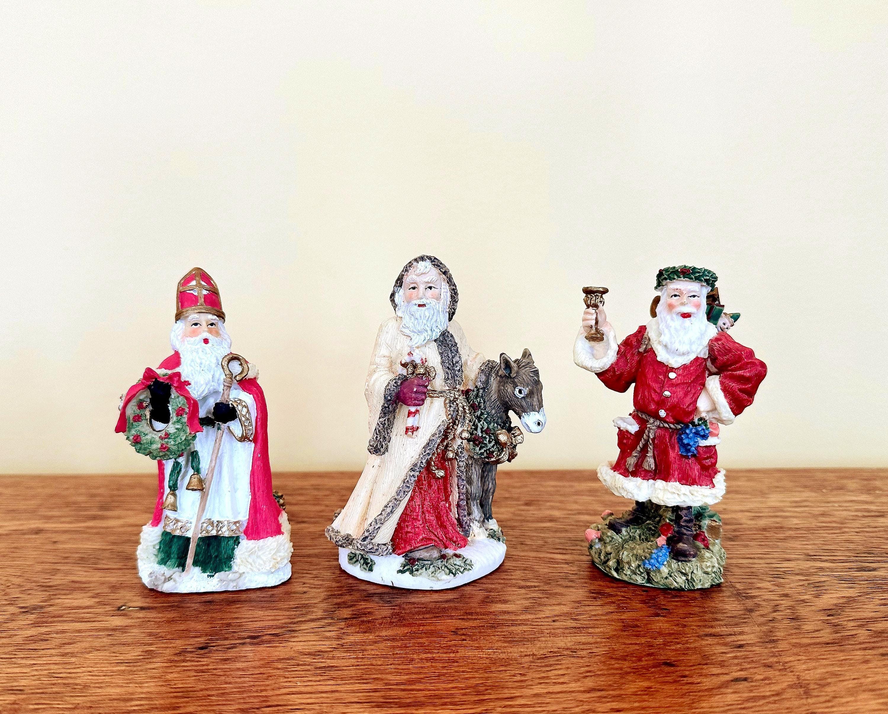 Vintage Santa Figurines International Santa Claus Collection St