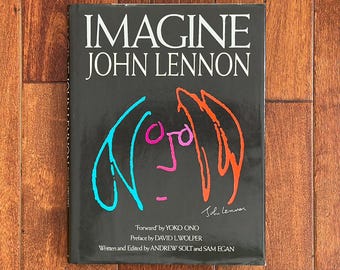 Vintage Imagine John Lennon Hardcover Book Andrew Solt Sam Eagan