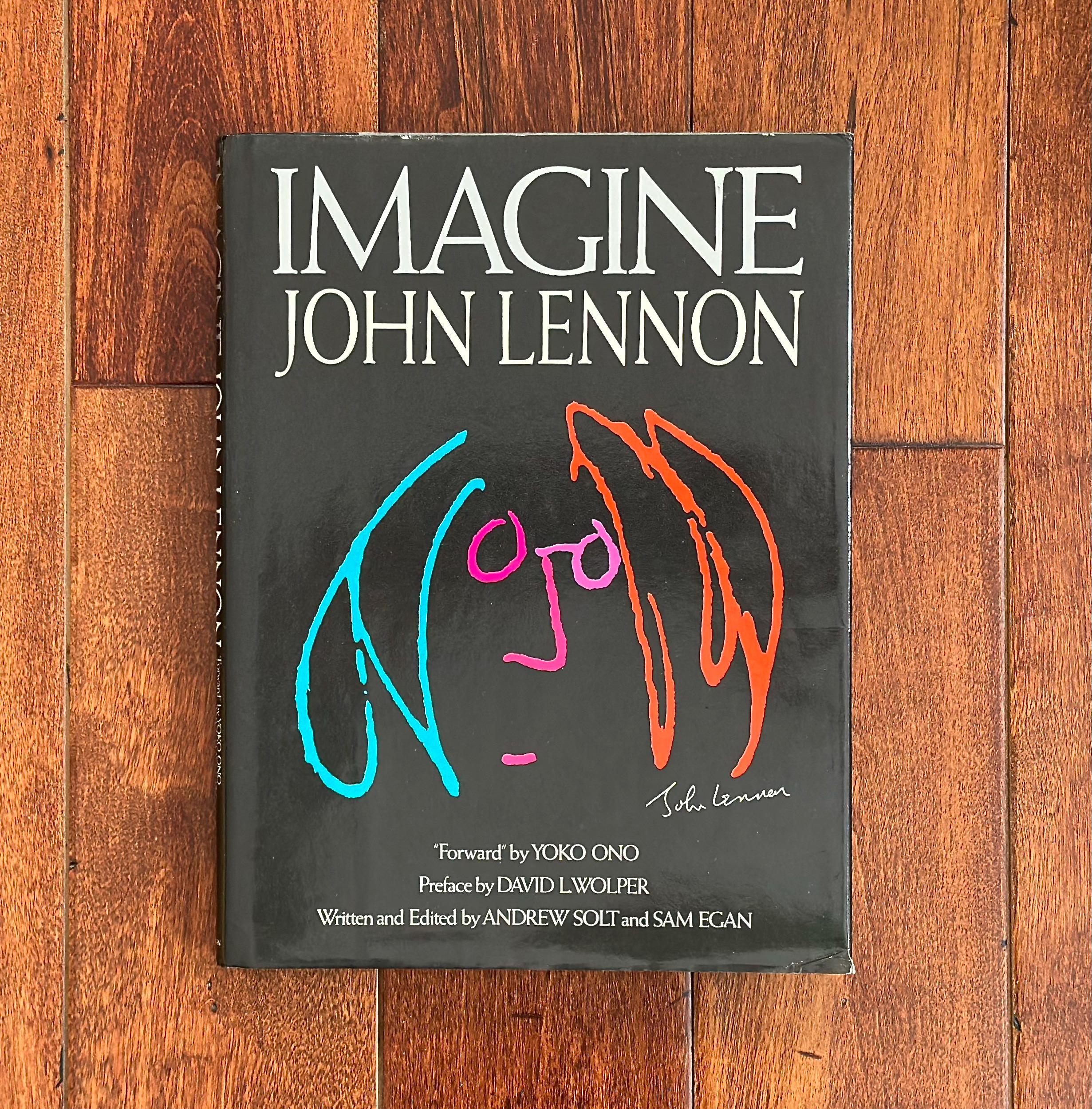 Vintage Imagine John Lennon Hardcover Book Andrew Solt Sam Eagan