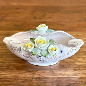 【D】バラ・レフトンのハンドモチーフ/Lefton Porcelain B】オリエンタルな花・レフトンのハンドモチーフ/Lefton